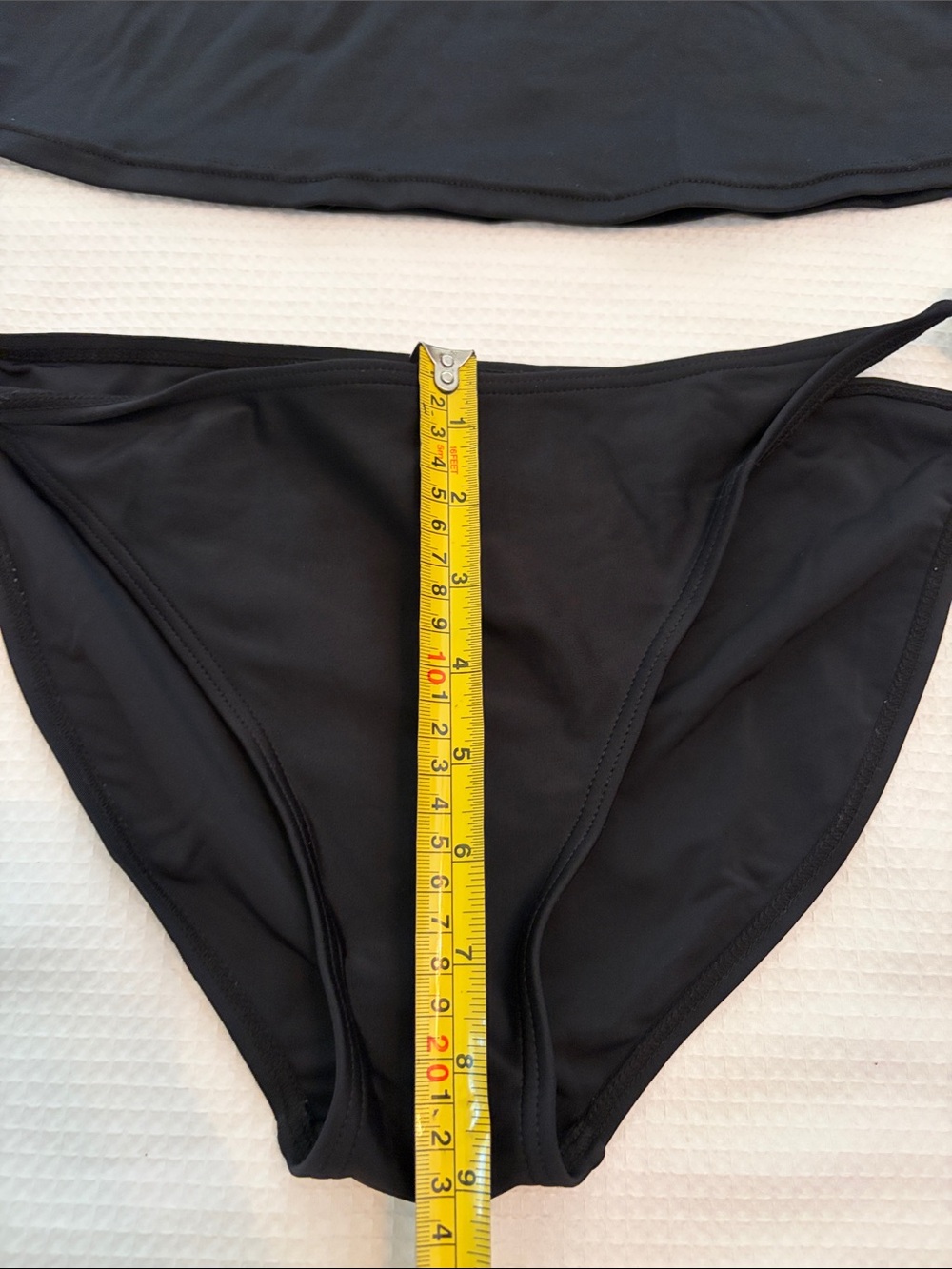 Walt Disney Black Tankini Set with White Trim top size 2X,bottom size XL - Picture 7 of 9